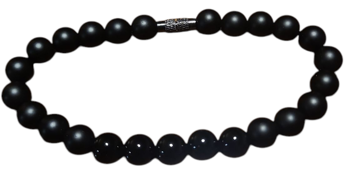 8 inch Black Onyx Bracelet – Roots & Blossoms
